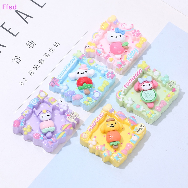 {Ffsd} Phụ Kiện Khung Ảnh Resin Hình Động Vật Hoạt Hình Kuromi Melody Dễ Thương Thủ Công DIY Cho Điện Thoại * Bán Chạy