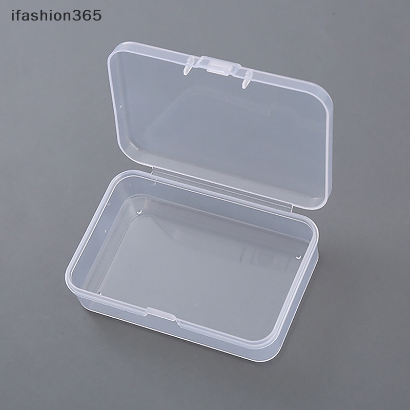 Set 2 Hộp Nhựa Vuông Trong Suốt Đựng Trang Sức Tiện Dụng ifashion365