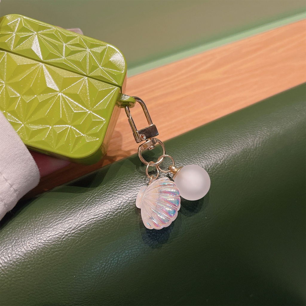 Vỏ Bảo Vệ Hộp Sạc Tai Nghe bluetooth Không Dây Airpods pro 1 / 2 / 3 pro2 Bằng TPU Mềm Họa Tiết Lưới Hình Thoi Màu Trơn