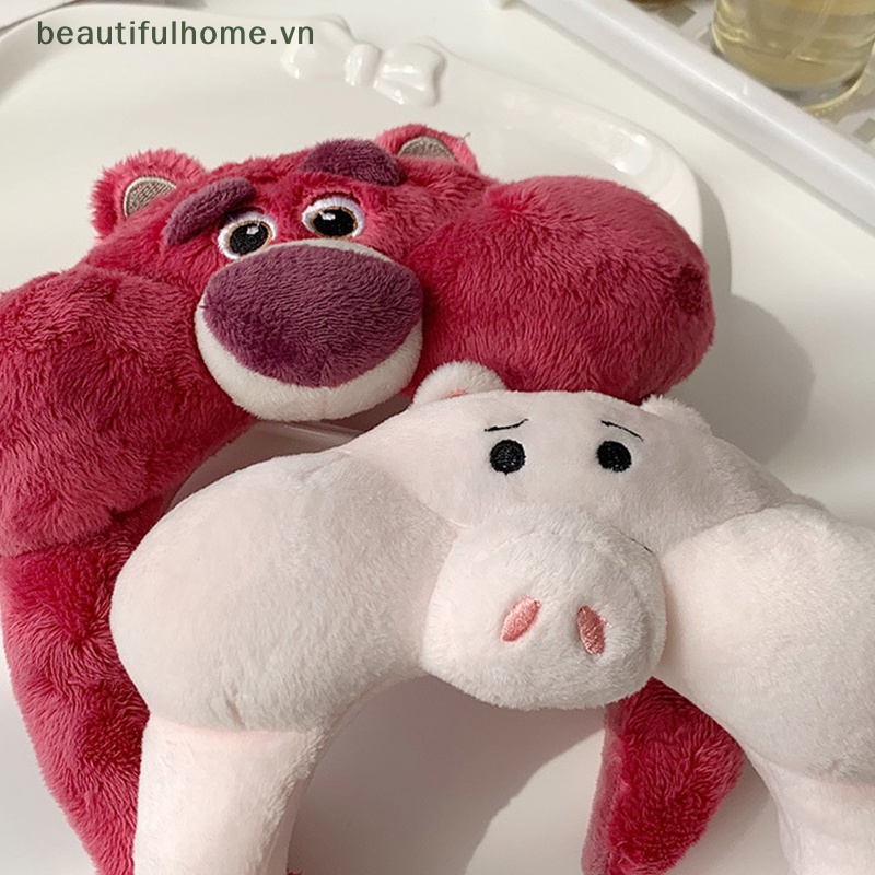 [beautifulhome] Băng Đô Lông Xù Kiểu Hoạt Hình Gấu Đáng Yêu Dành Cho Rửa Mặt / Trang Điểm Tiệc Tùng [beauty]