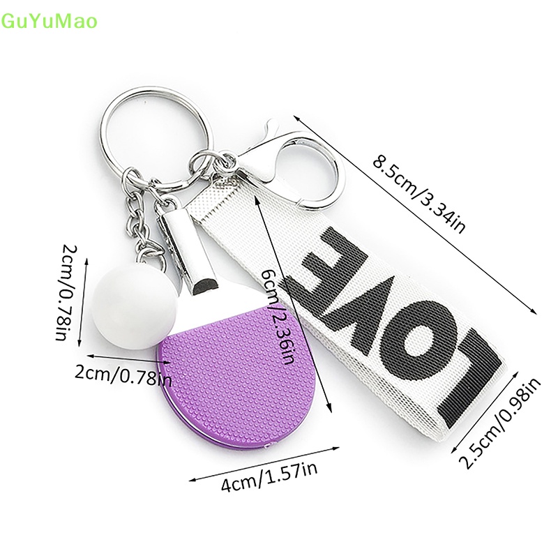 [cxGUYU] Móc Khóa Xe Hơi Thể Thao Ping Pong Quà Lưu Niệm PRTA