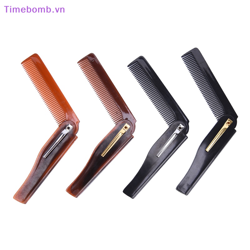 # Túi Đeo Chéo Thời Trang Hàn Cho Nữ # Lược Chải Tóc / Râu Gấp Gọn Bỏ Túi 1 Cái