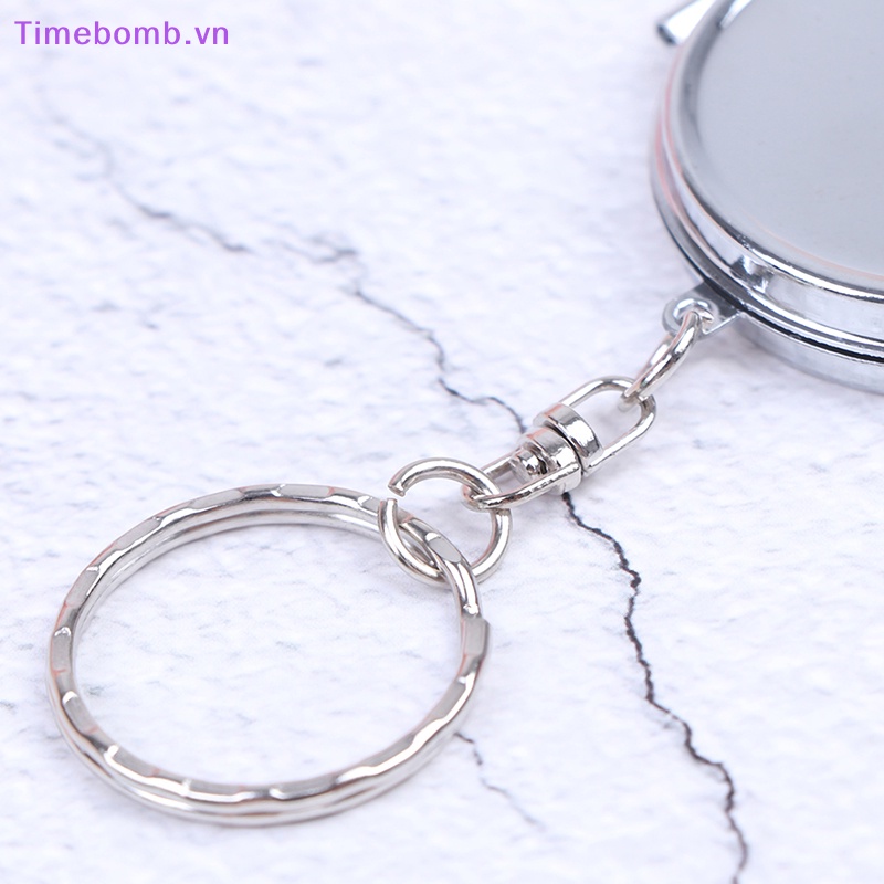 # Túi Đeo Chéo Thời Trang Hàn Cho Nữ # Mới Móc Khóa Mặt Gương Gập Gọn Bằng Kim Loại