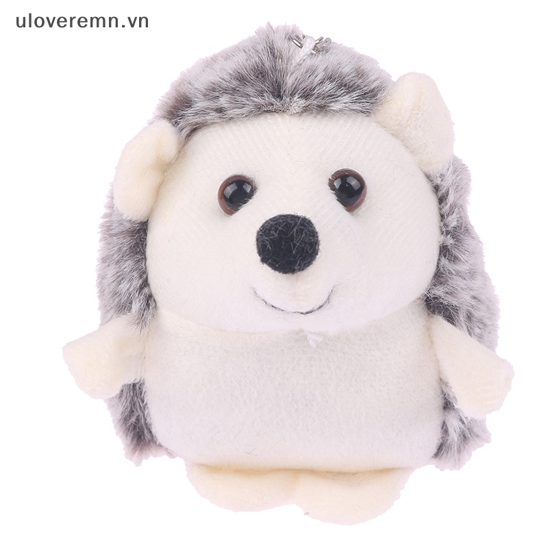 Móc Khóa Hình Nhím Nhồi Bông Mềm Mại Đáng Yêu