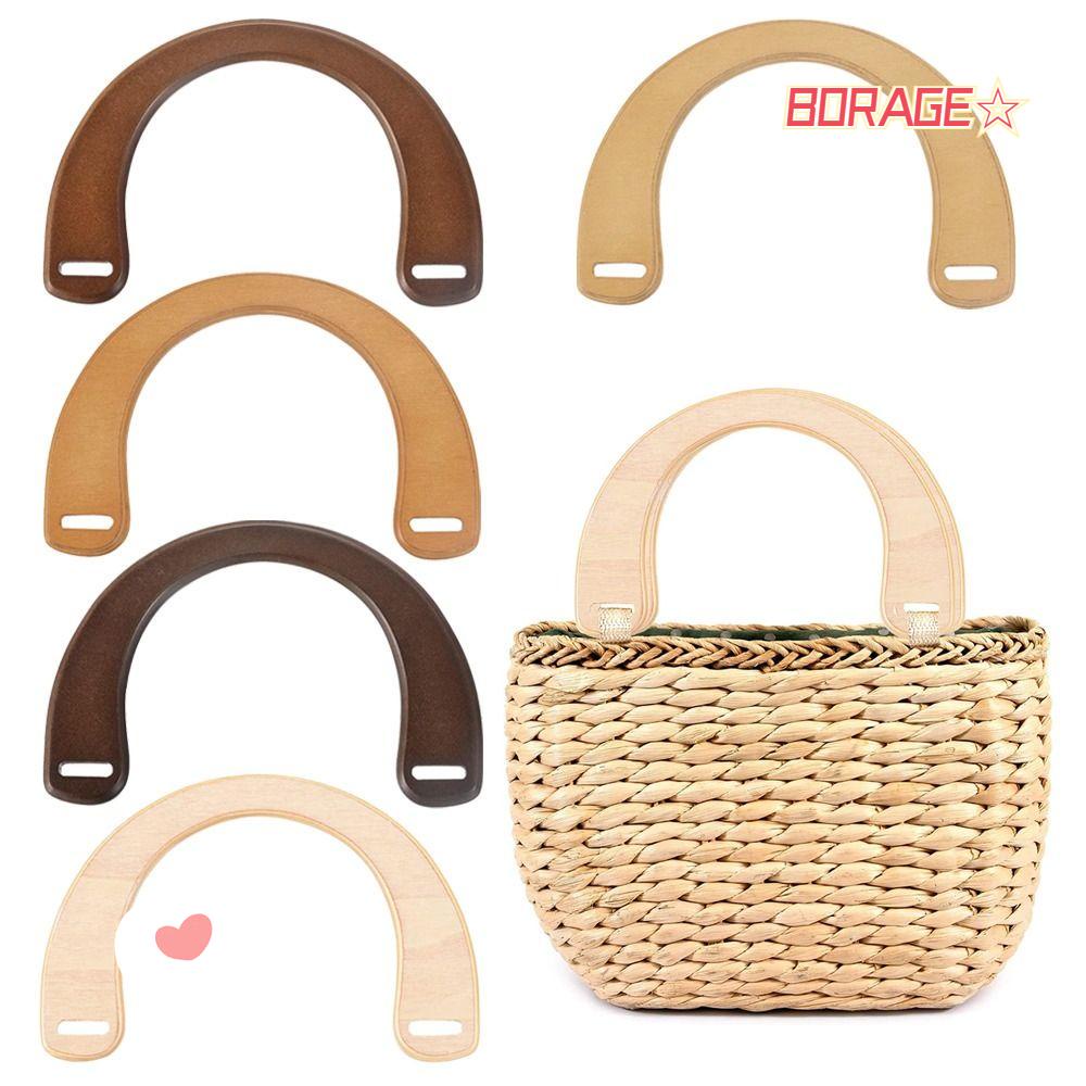 Tay Cầm Túi Xách Hành Lý Bằng Gỗ Thủ Công Có Thể Tháo Rời