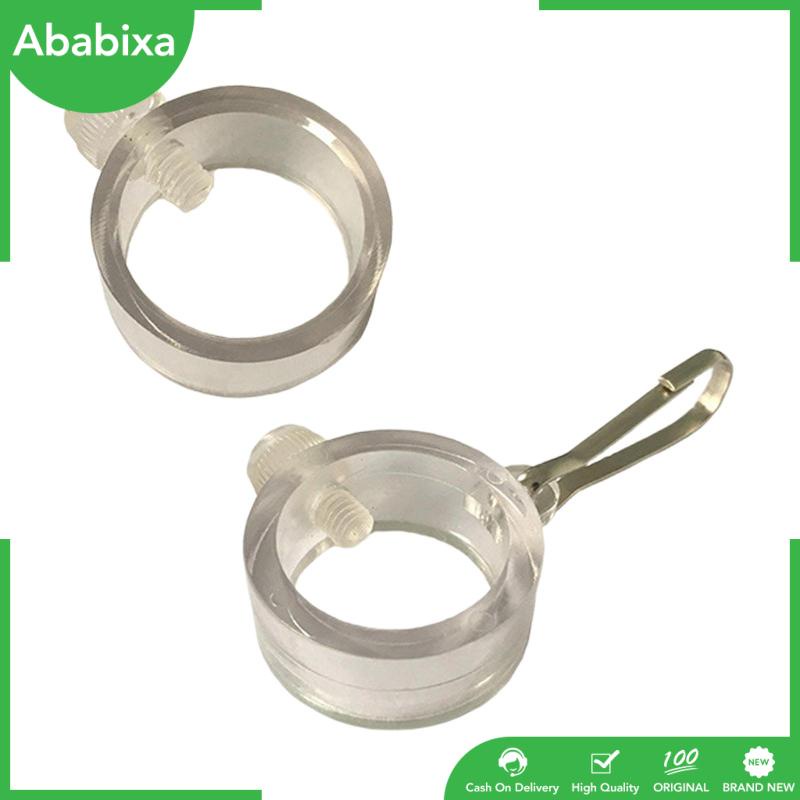 Set 2 Vòng Kẹp Cố Định Cột Cờ Bền Xoay 360 Độ Cho Cần Câu 1 "