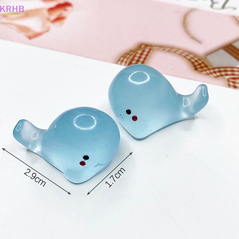 Set 6 Đồ trang trí Cá Heo Bằng Nhựa Phát Quang Dùng Trang Trí Độc Đáo Mới