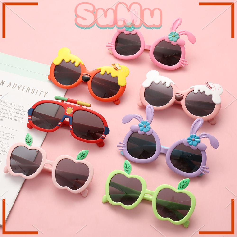 Kính Mát Chống Tia UV400 Kiểu Dáng Hoạt Hình Dễ Thương Cho Bé