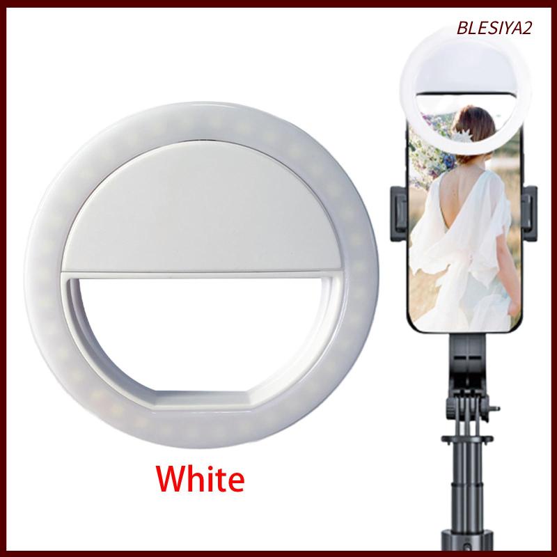 Đèn Selfie [Blesiya2] Có Kẹp Gắn Điện Thoại Hỗ Trợ Chụp Ảnh Tự Sướng