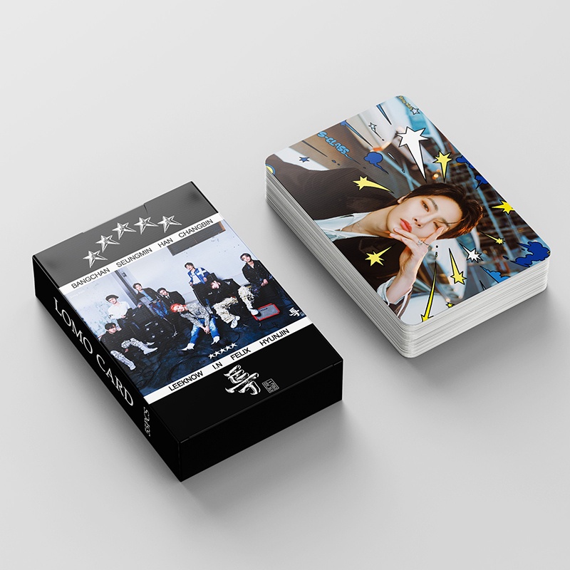 Stray Kids LOMO Card Set 55 Tấm Thẻ Ảnh S-Class Hình Nhóm Nhạc KPOP