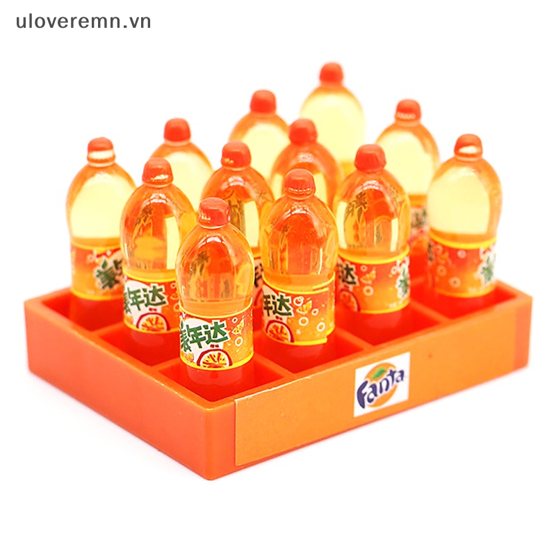 Mô Hình Khay Đựng Nước Ngọt Soda Mini Dùng Trang Trí Nhà Búp Bê DIY