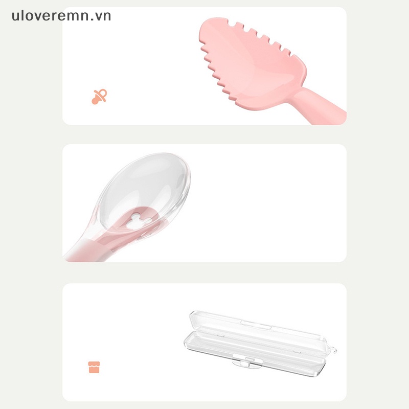 Muỗng Ăn Trái Cây Hai Đầu Bằng Nhựa PPSU Dành Cho Bé