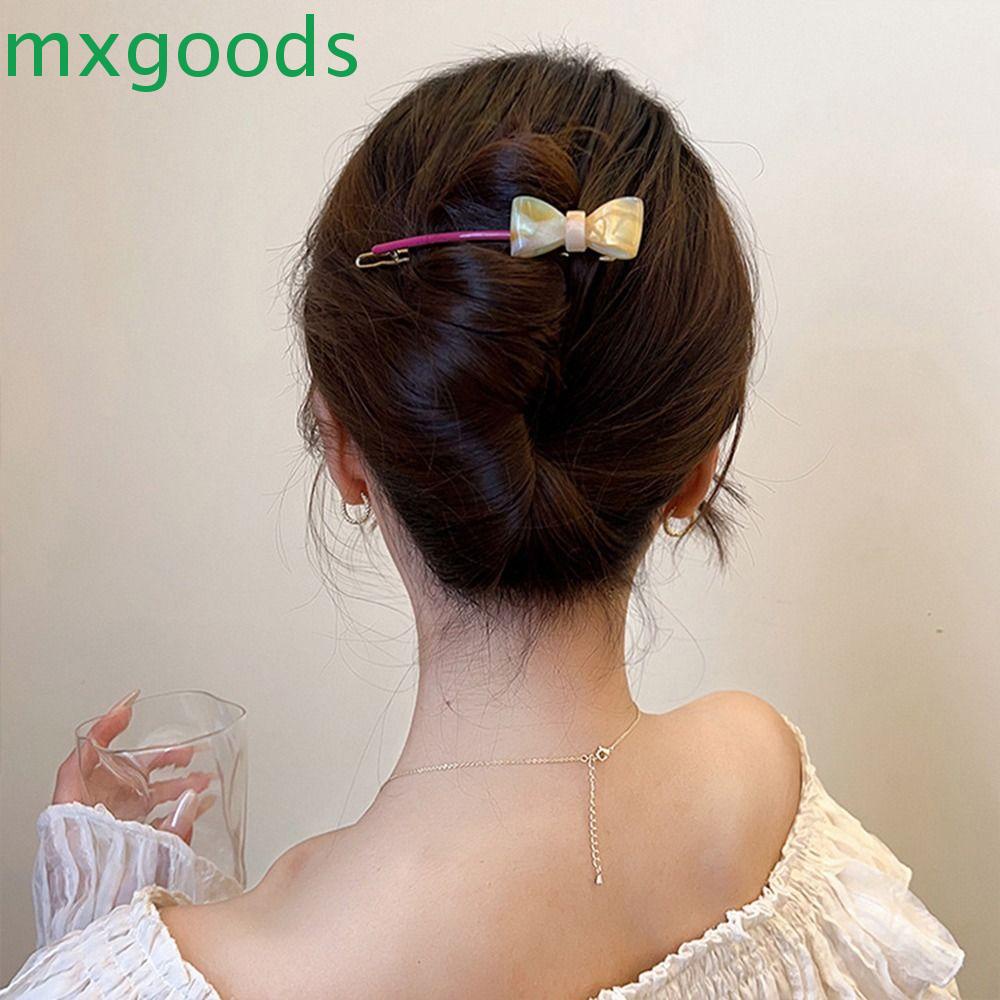 Kẹp Tóc Đính Nơ Một Chữ Đơn Giản Cá Tính Cho Nữ