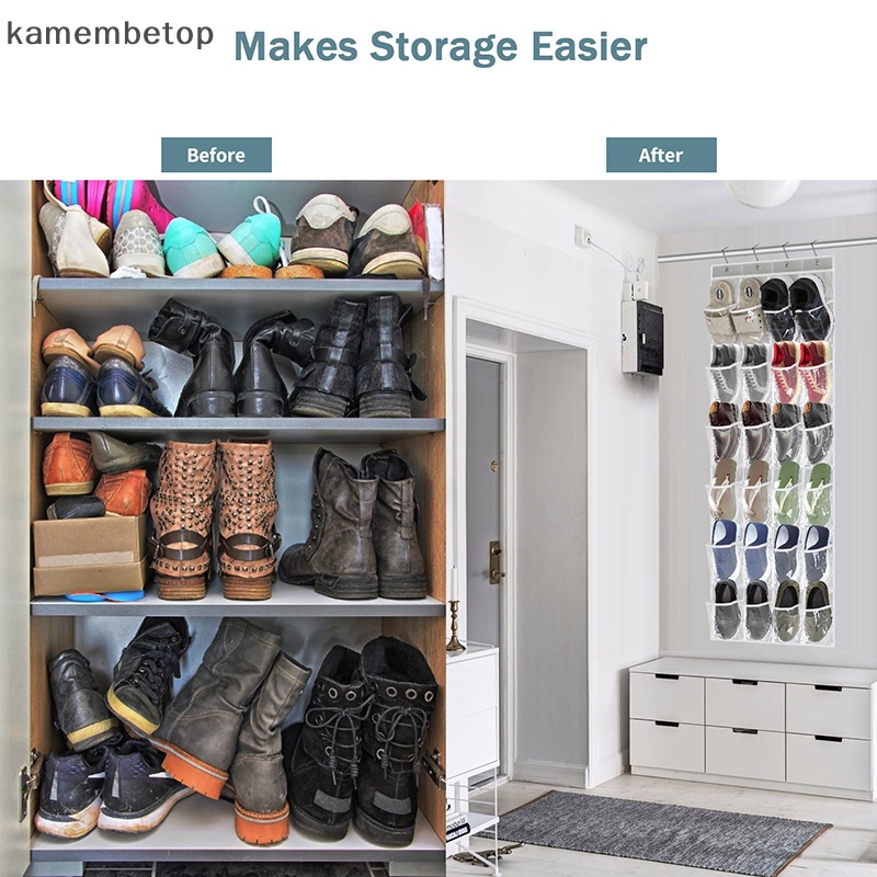 Túi Treo Đựng Giày 24 Ngăn Tiện Lợi