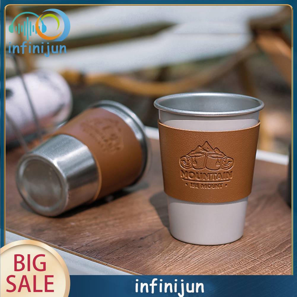 Vỏ Bọc Cốc Cà Phê Mang Đi Cắm Trại / Leo Núi Kiểu Vintage