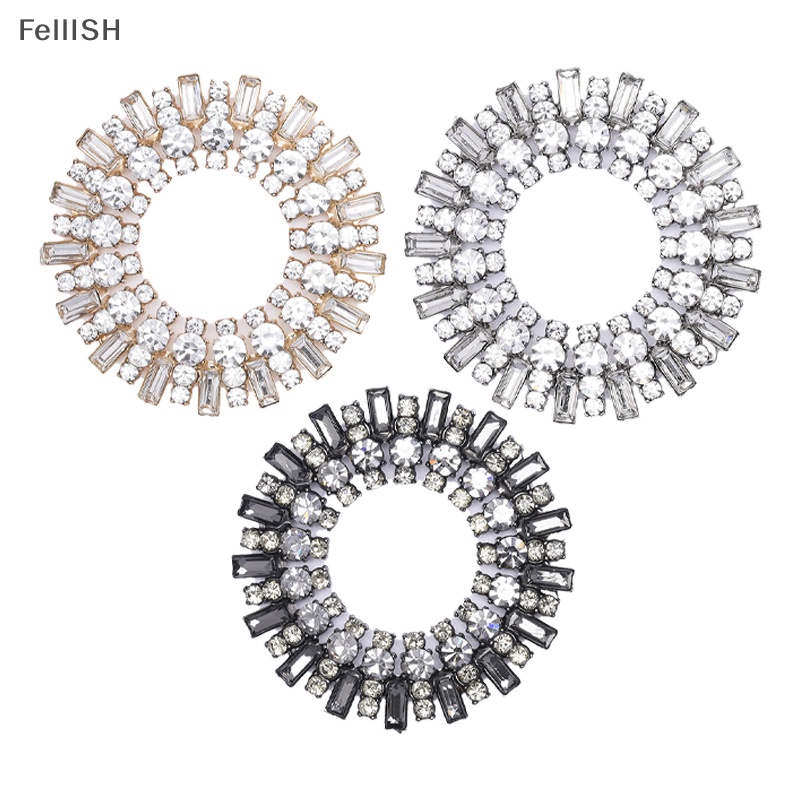 1 Kẹp Cài Áo Hình Giày Cao Gót Đính Đá Lấp Lánh 439br