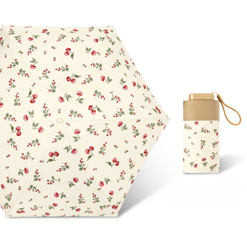 Ô dù nhẹ che mưa nắng màu retro chất lượng