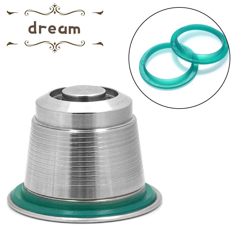 【DREAMLIFE】Cap 20mm Coffee Capsule Reusable Silicone 15pcs Replacement Compatible