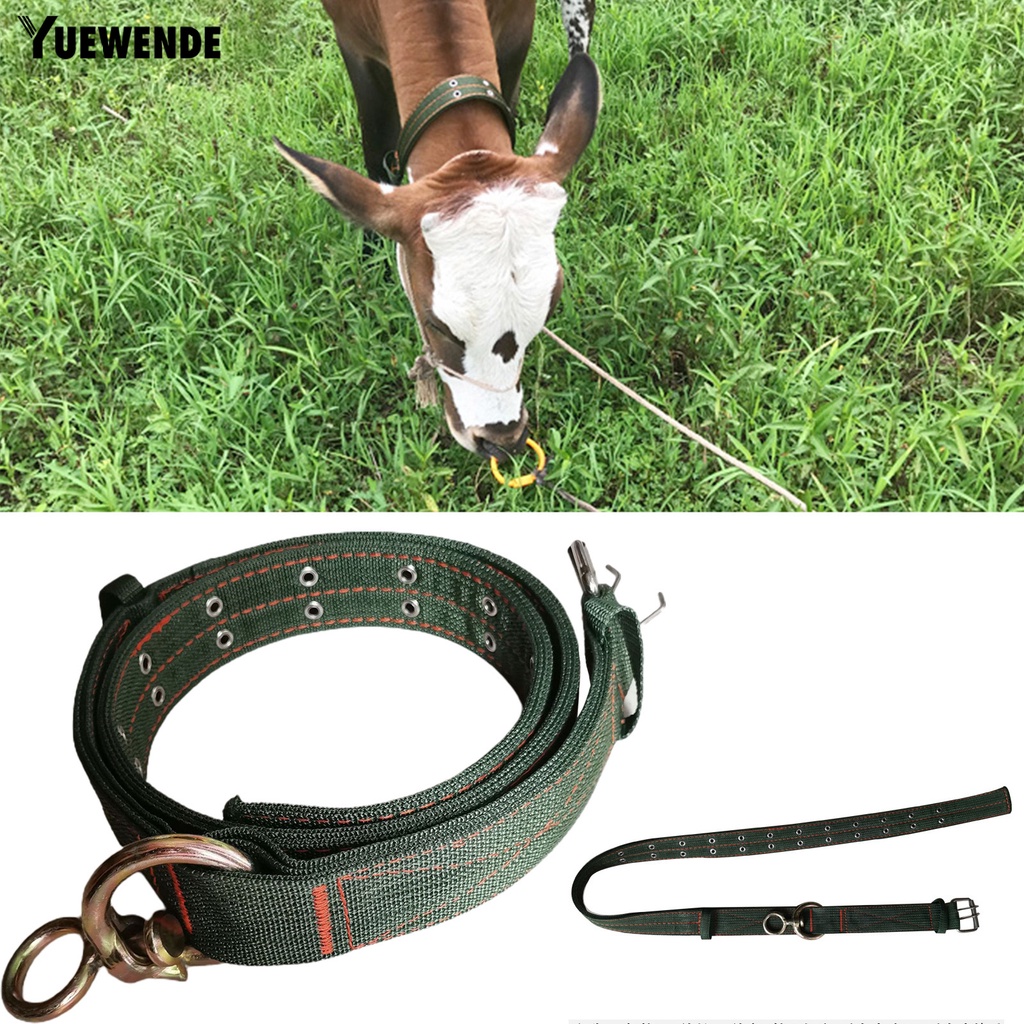 Yq.e Vòng Cổ Gia Súc Dày Bản Rộng Có Khóa Điều Chỉnh Được Bằng Nylon Cho Chó Lớn