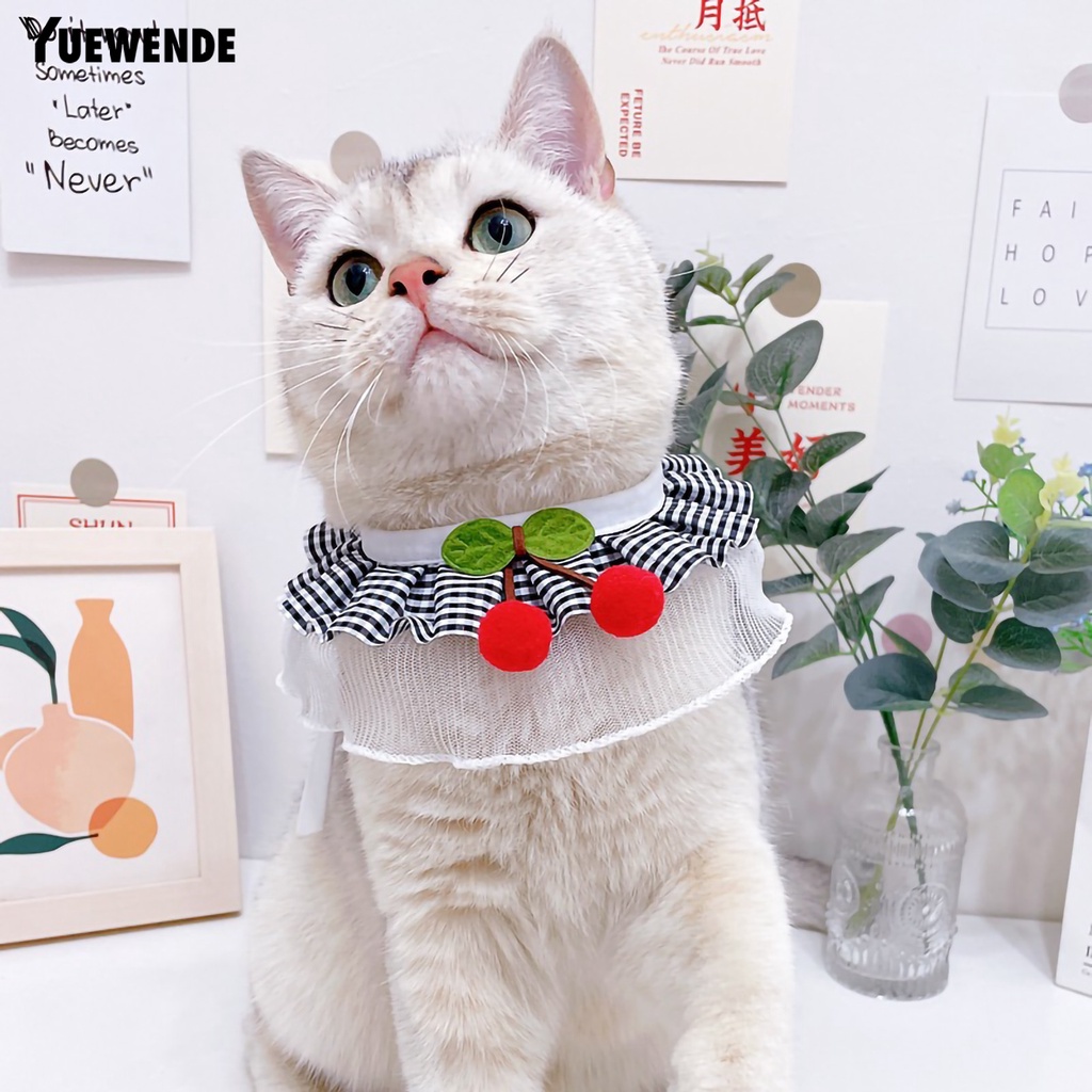 Vòng Cổ Hình Trái Cherry Xinh Xắn Cho Thú Cưng