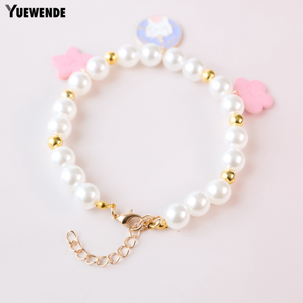 Vòng Cổ Chuỗi Hạt Nhỏ Thanh Lịch Dễ Phối Đồ Làm Đạo Cụ Chụp Ảnh Cho Thú Cưng