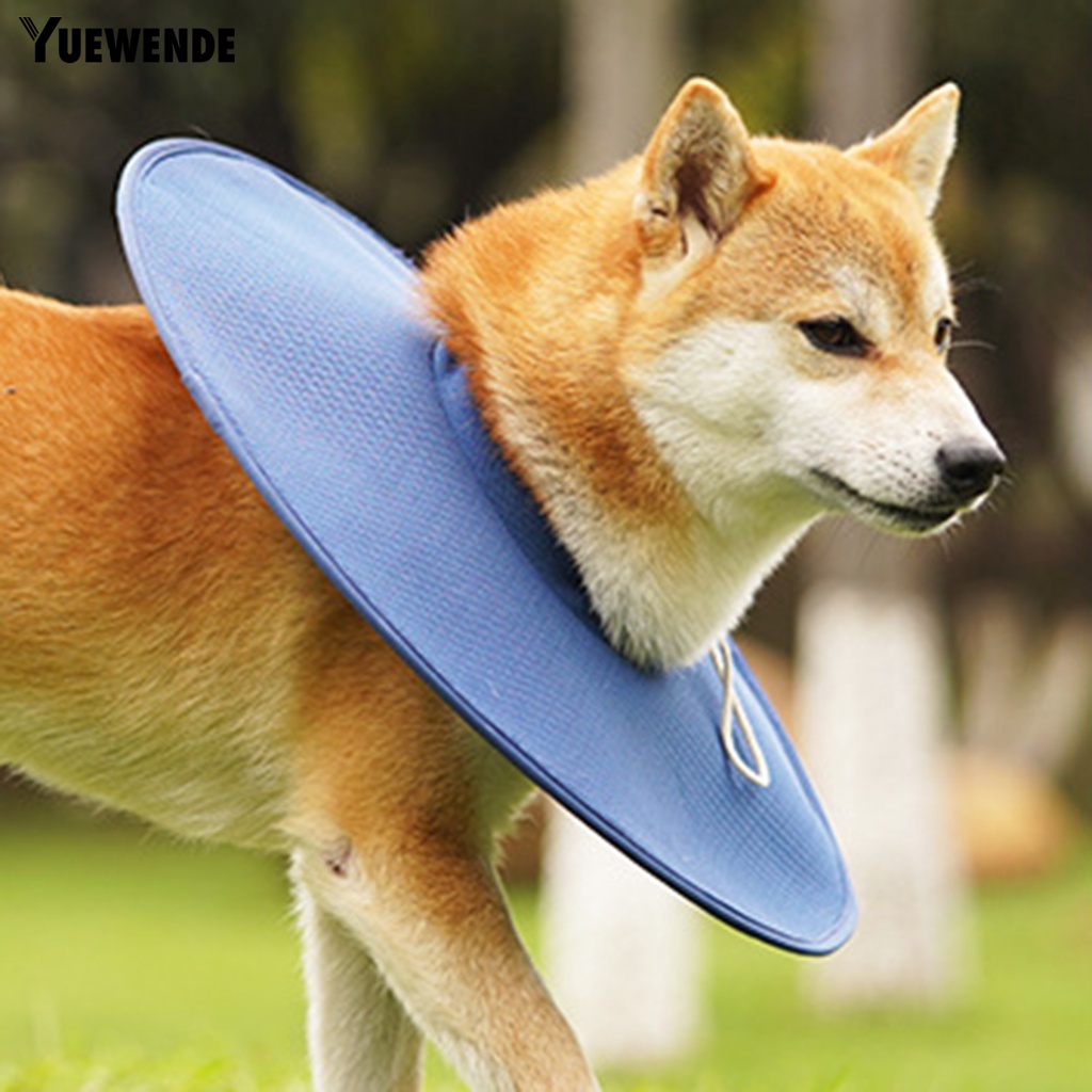 Yq.e Vòng Cổ Mềm Mại Thoải Mái Chống Cắn Thoáng Khí Có Thể Điều Chỉnh Cho Thú Cưng Sau Khi Phẫu Thuật