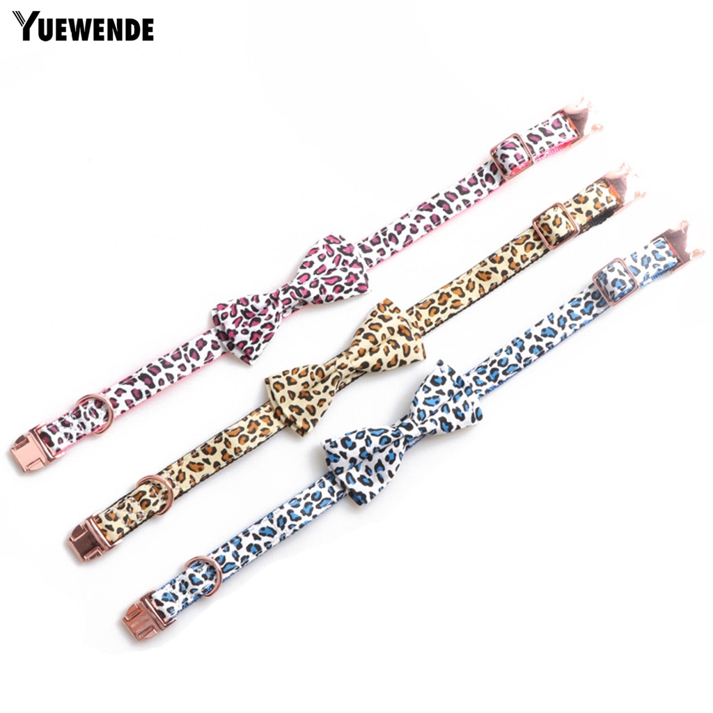 Vòng Cổ Họa Tiết Da Báo Khóa Kim Loại Thời Trang Cho Thú Cưng Cỡ Nhỏ / Vừa / Lớn