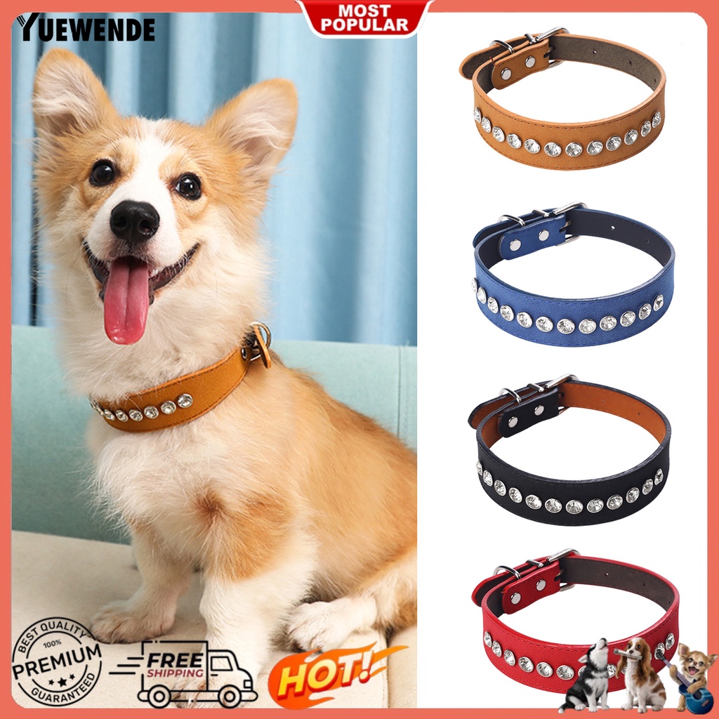 Vòng Cổ Đính Đá Có Thể Điều Chỉnh Dành Cho Thú Cưng YQ.E