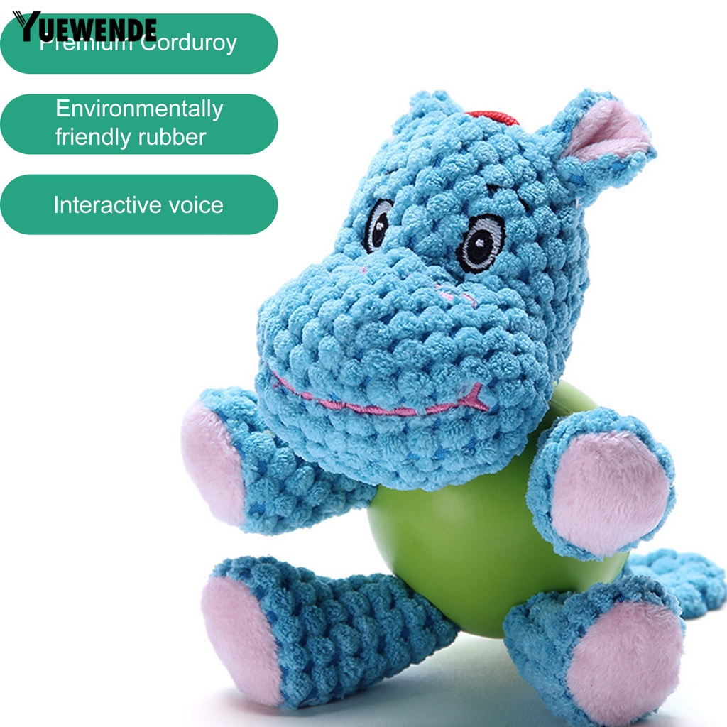 Đồ Chơi Nhồi Bông Hình Động Vật Dễ Thương Chống Trượt Cho Thú Cưng