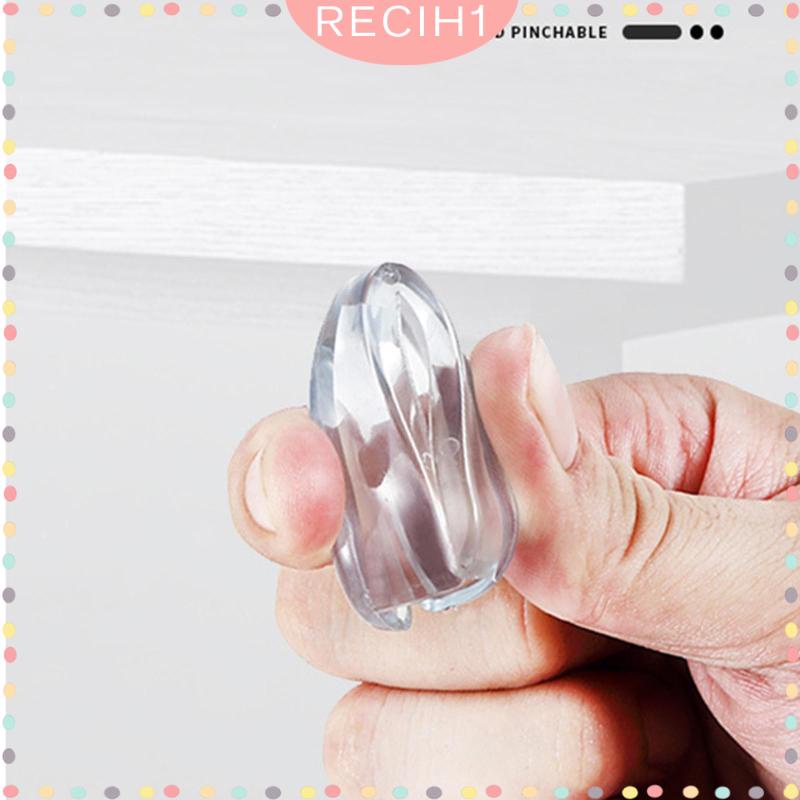 Set 6 Miếng Bọc Cạnh Bàn Nội Thất Bằng Silicon Trong Suốt Bảo Vệ An Toàn