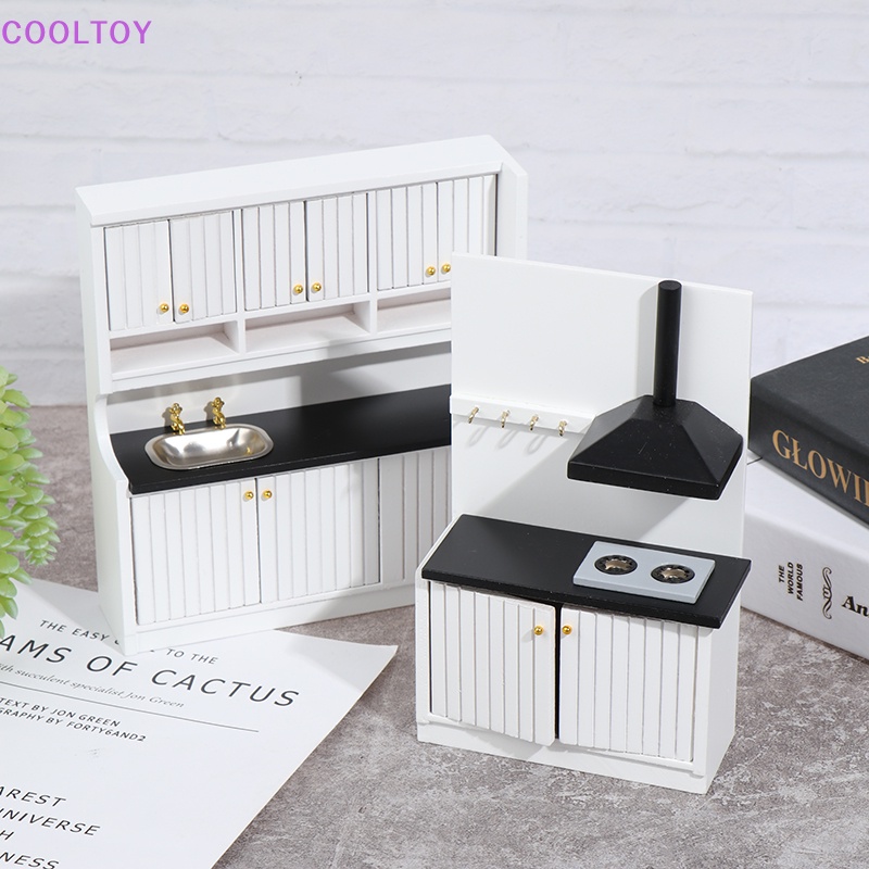 Bộ Mô Hình Đồ Nội Thất Nhà Bếp Trang Trí Nhà Búp Bê Tỉ Lệ 1: 12