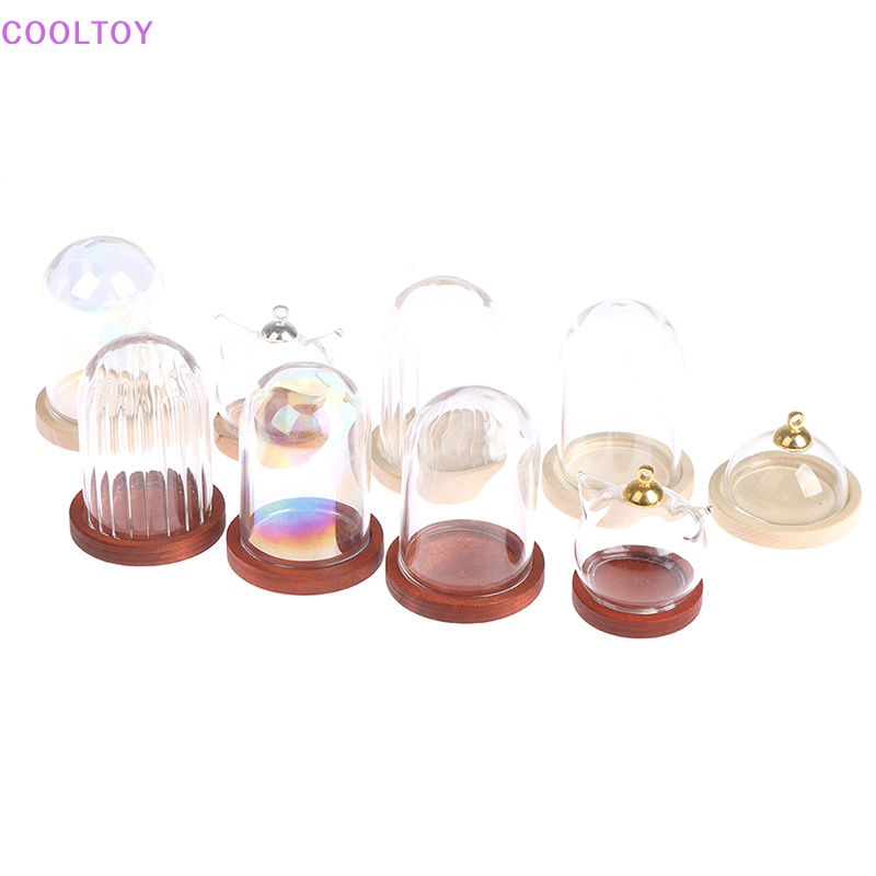 Cooltoy Bộ Dụng Cụ Ăn Uống Mini Bằng Thủy Tinh Có Nắp Cho Nhà Búp Bê