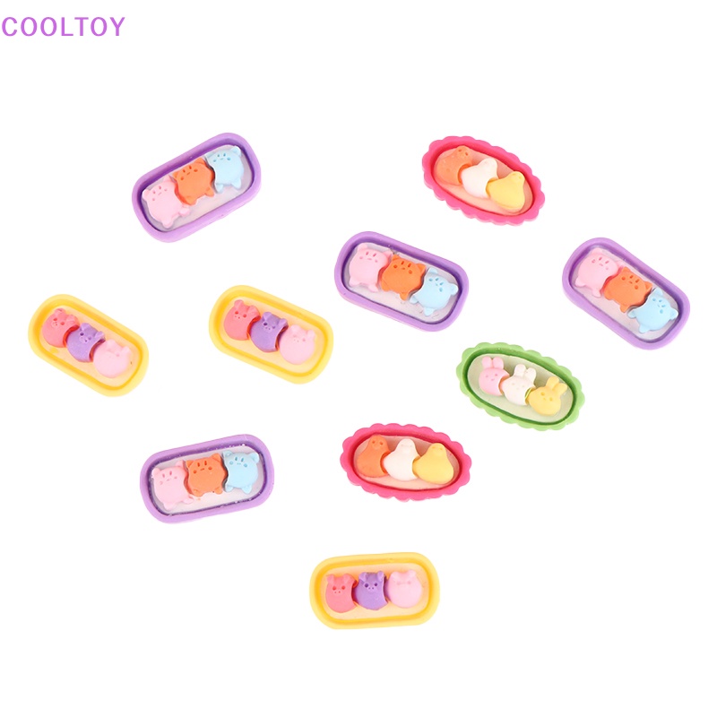 Cooltoy Bộ 10 Hộp Sushi Nhựa Resin Nhân Tạo Trang Trí Điện Thoại Sổ Lưu Niệm