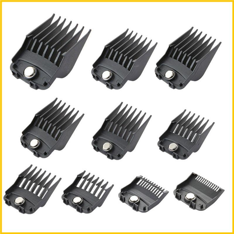 Bộ 10 Lược Từ Tính Bằng Nhựa Chuyên Dụng Cho Tông Đơ Cắt Tóc