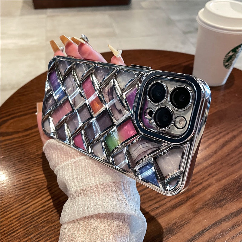 Ốp Điện Thoại Silicon Mềm Mạ Điện Lấp Lánh Sang Trọng Cho iphone14 Pro Max cae iPhone 13 12 Pro Max 14Pro 13Pro 12Pro