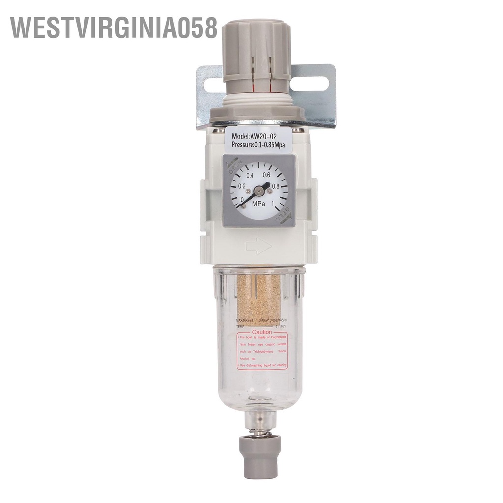 Westvirginia058 Bộ Lọc Khí Nén Áp Suất Có Thể Điều Chỉnh G1/4in 0.1‑0.85Mpa Dụng Cụ Để Thay Thế