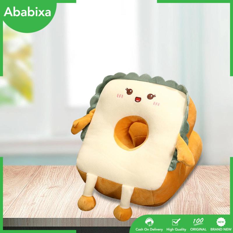 Gối Đệm Lót Ghế Ngồi Hình Bánh Mì Nướng Dễ Thương Kích Thước 25x30cm