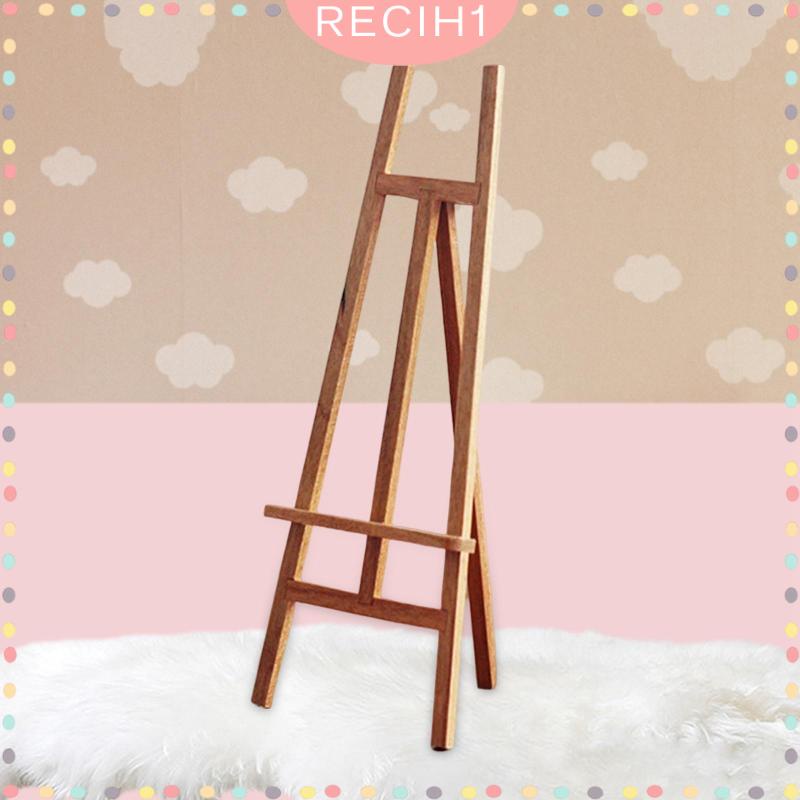 Mô Hình Giá Ba Chân Bằng Gỗ Dùng Trang Trí Nhà Búp Bê 1 / 12