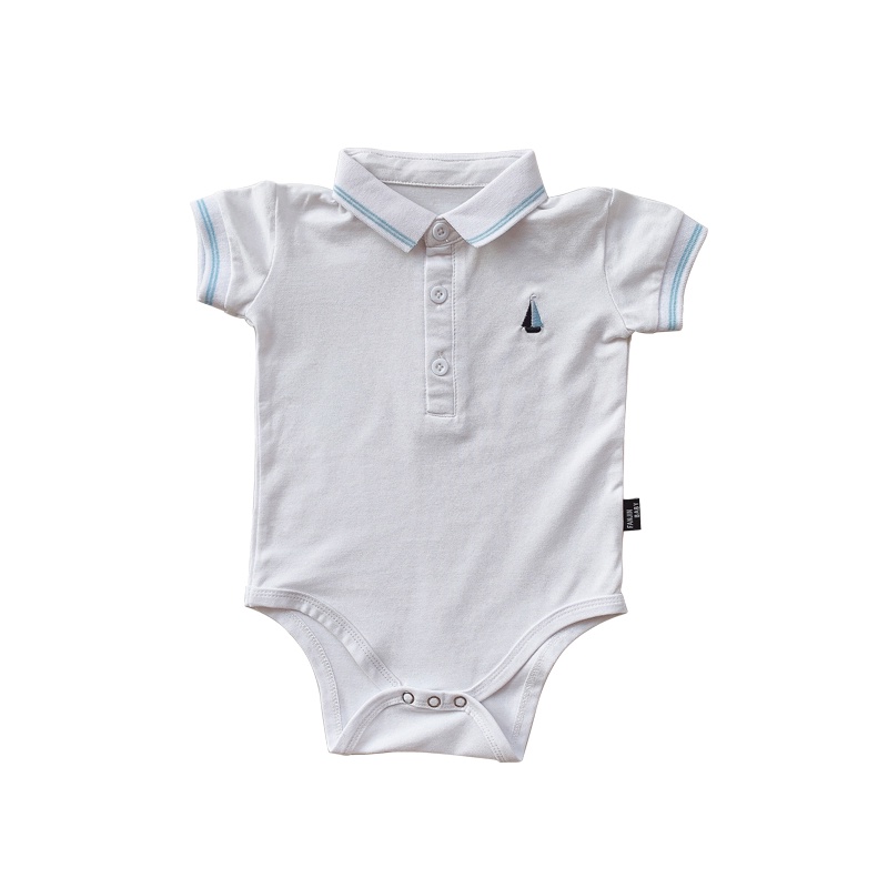 Áo Liền Quần Có Cổ Dành Cho Bé Trai 0-2 Tuổi