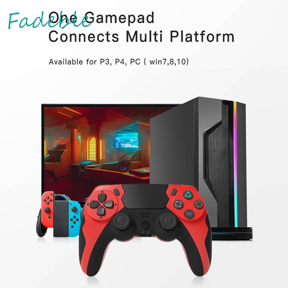 Tay Cầm Chơi Game Bluetooth 4.0 Cho P4 / P3 / PC (Win7 / 8 / 10)