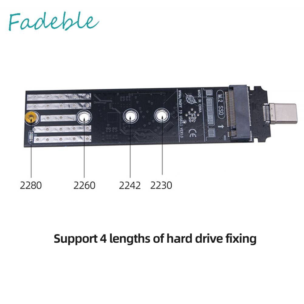 Đầu Chuyển Đổi NVMe Sang Type C M.2 USB C Cho Almost M.2 (NGFF) NVMe / SATA SSD
