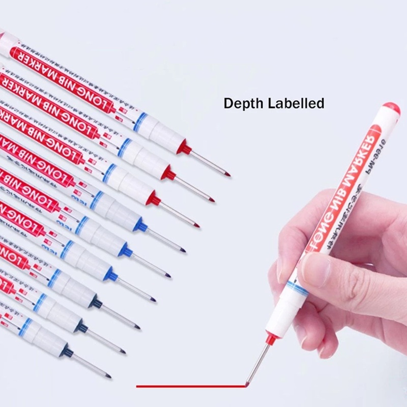 Bút đánh dấu ngòi dài 20mm dùng trong làm gỗ cơ khí phòng tắm xây dựng Smarttool