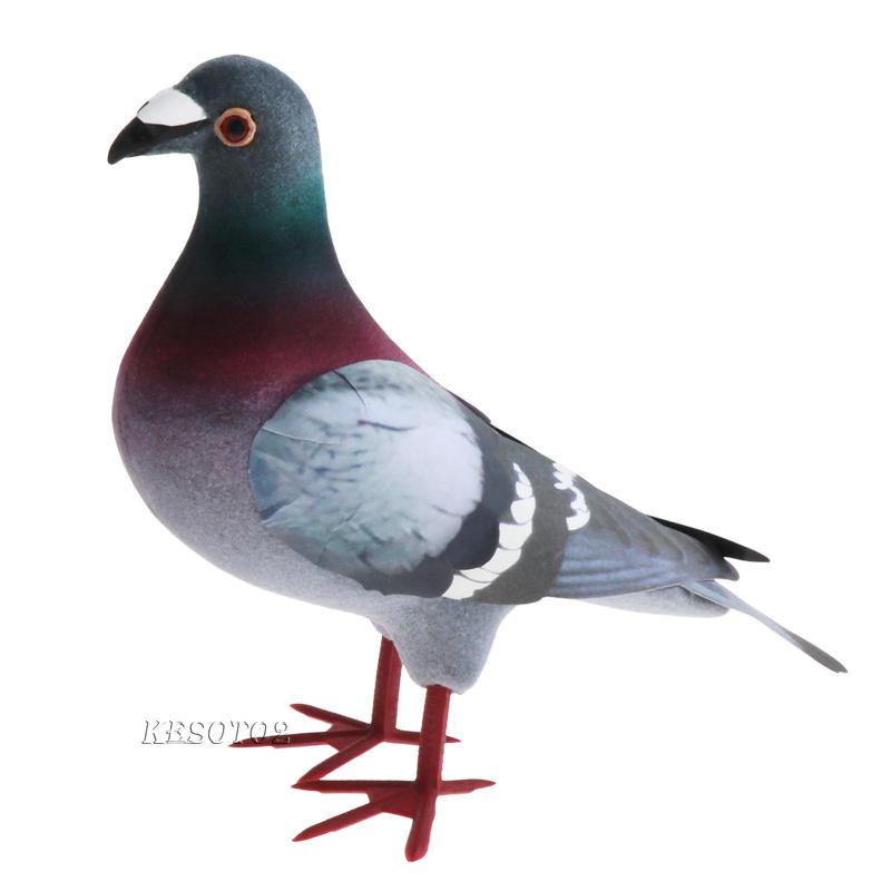 [Kesoto2] Chim Bồ Câu Nhân Tạo Mini Bằng Xốp Trang Trí Nhà Cửa Sân Vườn