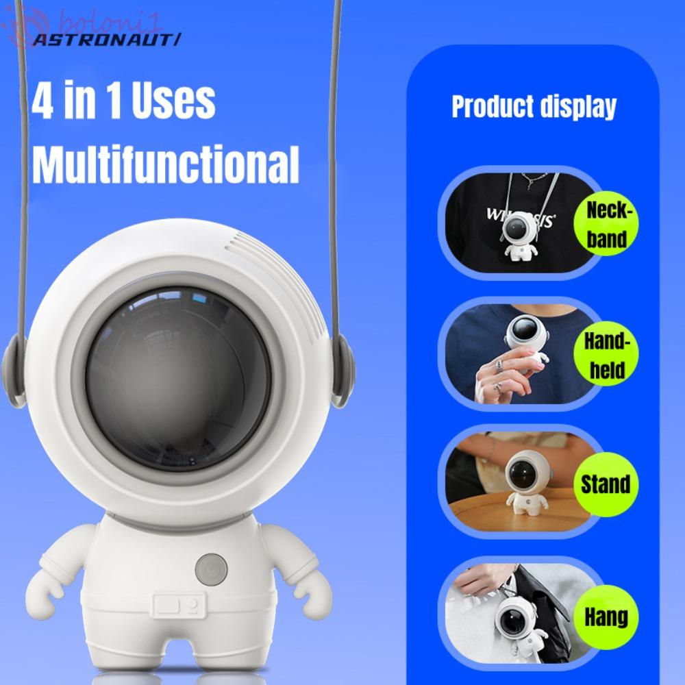 Quạt Làm Mát Mini Không Dây Đeo Cổ Sạc Cổng USB Dùng Cho Mùa Hè