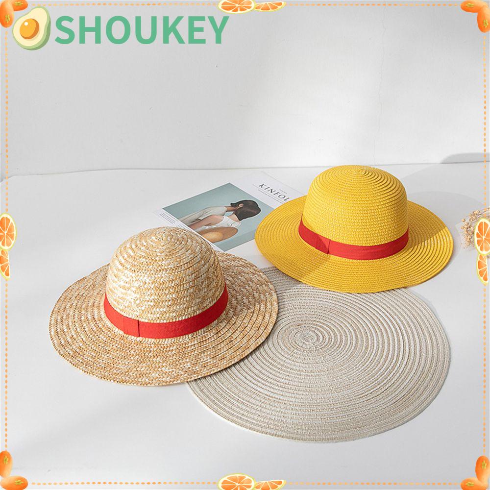 Nón Cối Rộng Vành Hóa Trang Nhân Vật Luffy Trong Phim Hoạt Hình One Piece