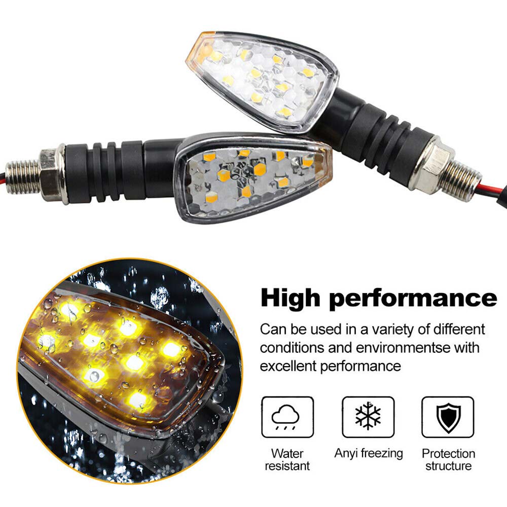 Set 4 Đèn Xi Nhan 9LED Cho Xe Mô Tô