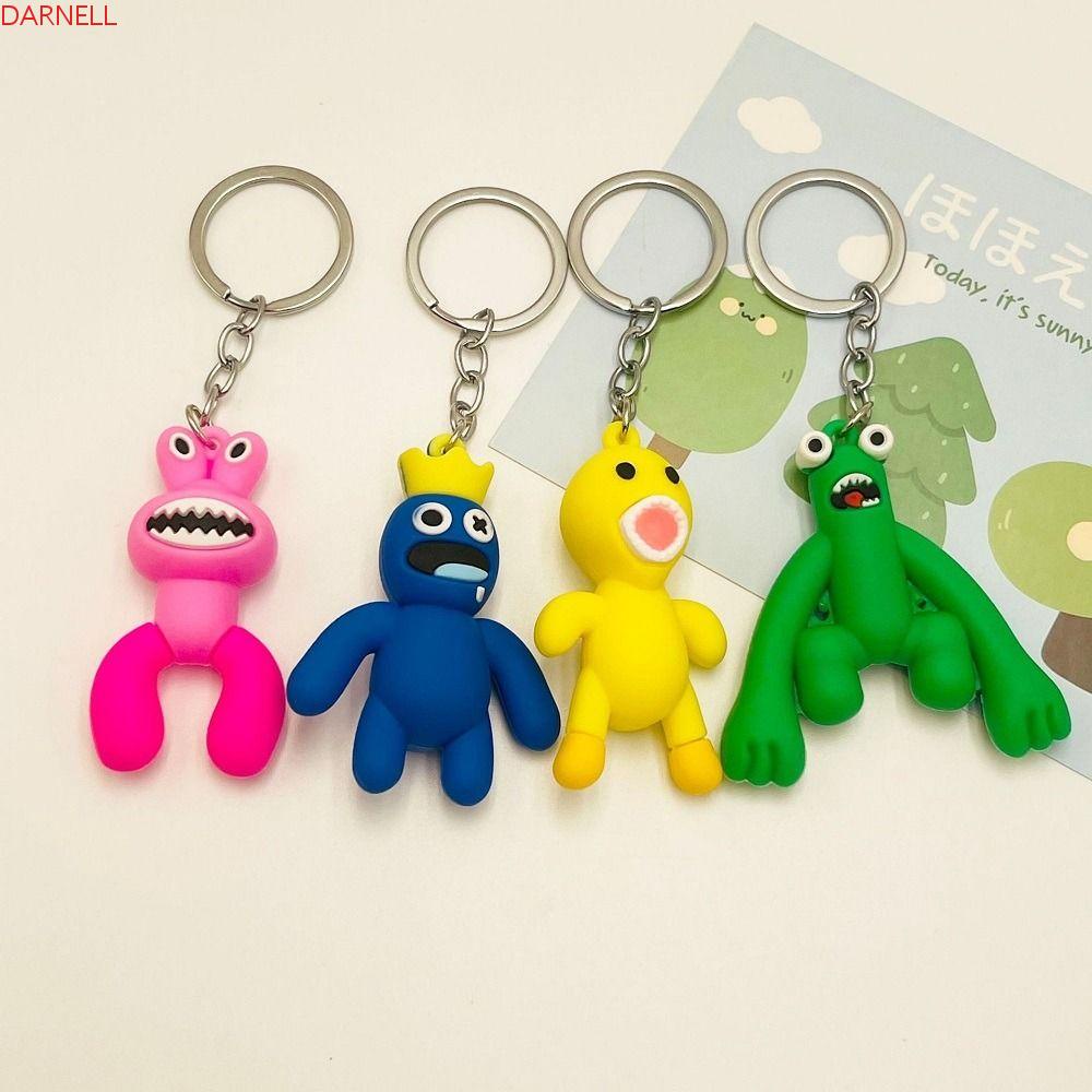 1 Móc Khóa Hình Búp Bê Màu Cầu Vồng Thời Trang