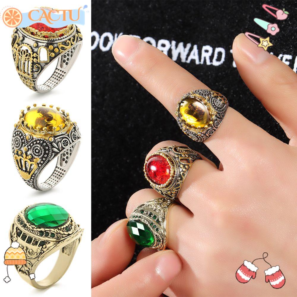 Nhẫn Đeo Tay Phong Cách Hồi Giáo Cổ Điển Dành Cho Nam Nữ