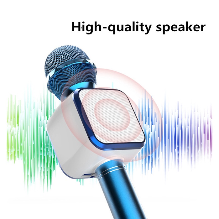 Mic Hát Karaoke DS878 Bluetooth 5.0 Kết Nối Tivi, MTB, Điện thoại, loa thùng