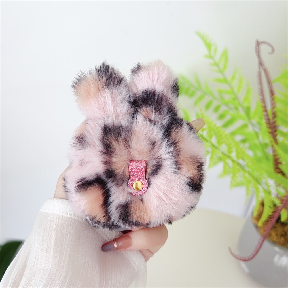 Vỏ Bảo Vệ Hộp Sạc Tai Nghe Airpods 1 2 3 Pro 2nd Bằng Vải Bông Hình Thỏ Dễ Thương